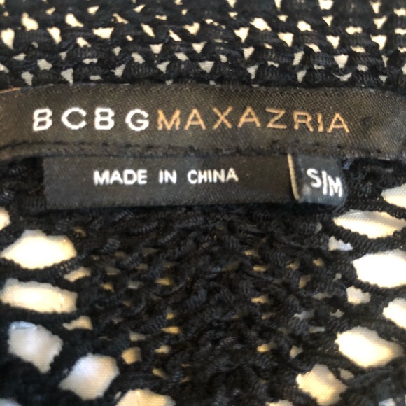 BCBG Mazaria crochet cape - Picture 8 of 9